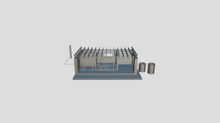 Михайлівка Каркас Ушп 3D Model