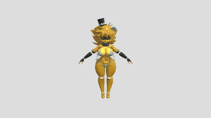 Tipo 0 en bikini 3D Model