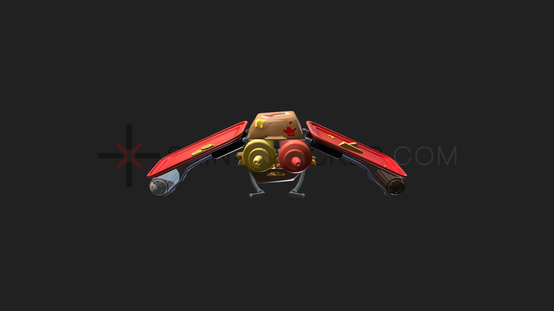Fortnite Flying Saucer 3D model by SkinTracker (stairwave
