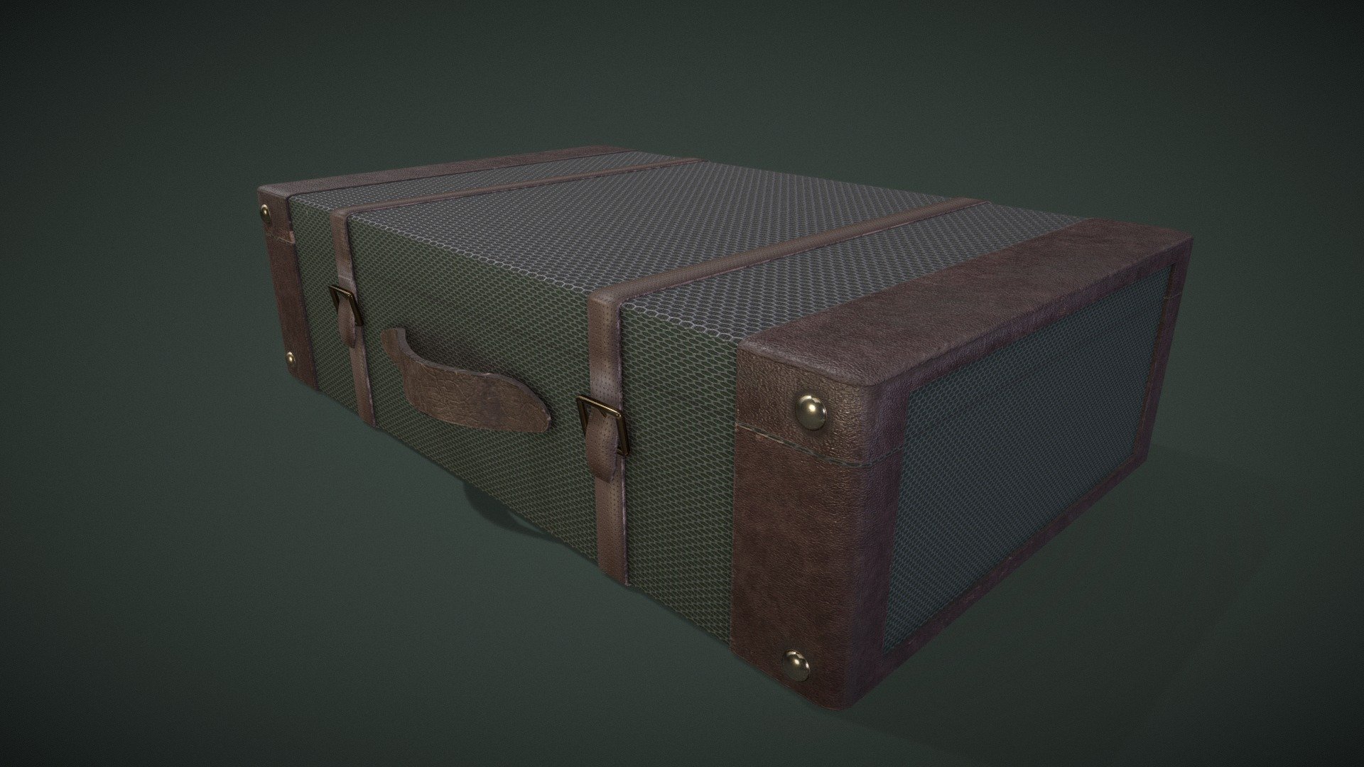 Old-fashioned Suitcase - Download Free 3D model by natasza.s [3904a70 ...