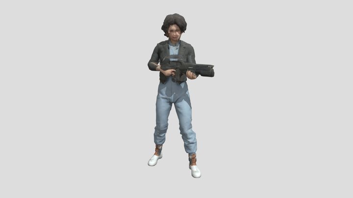 Ripley de Alien FBX 3D Model