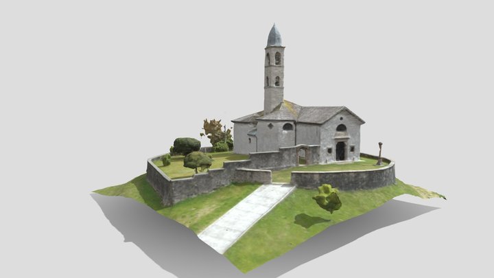 Chiesa di S. Giorgio, Sovramonte (BL). Dettaglio 3D Model