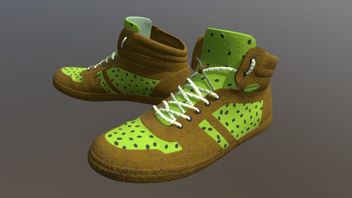 Leather Shoes Fix 3D Model