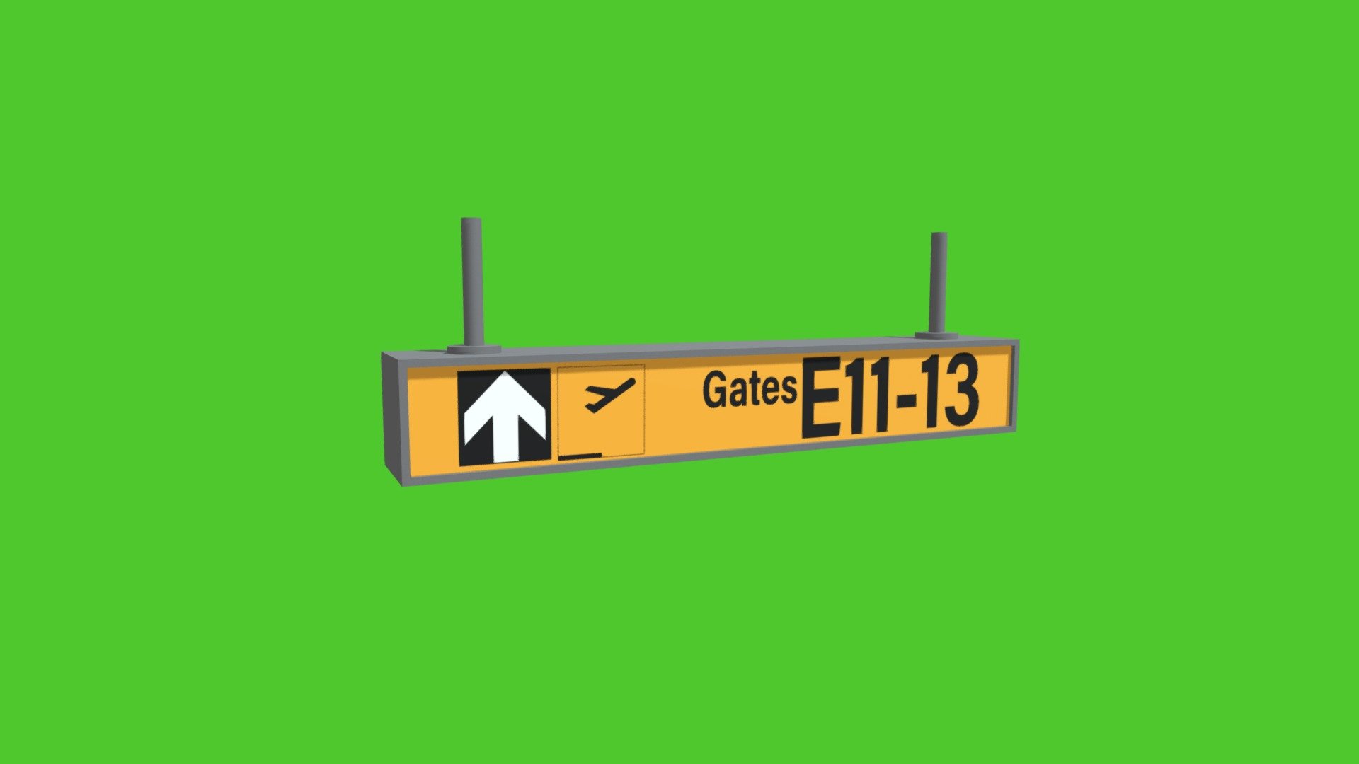 airport_boarding_gate_sign - Download Free 3D model by tech.service ...