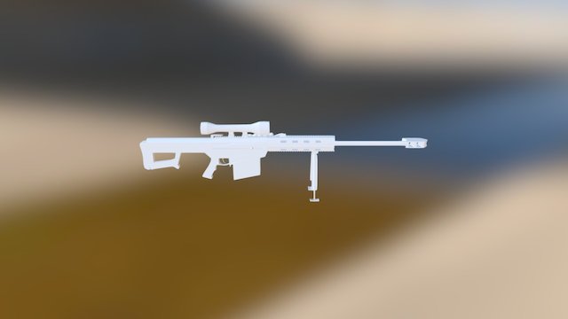 Barrett Firearms Manufacturing M82A1 3D Model