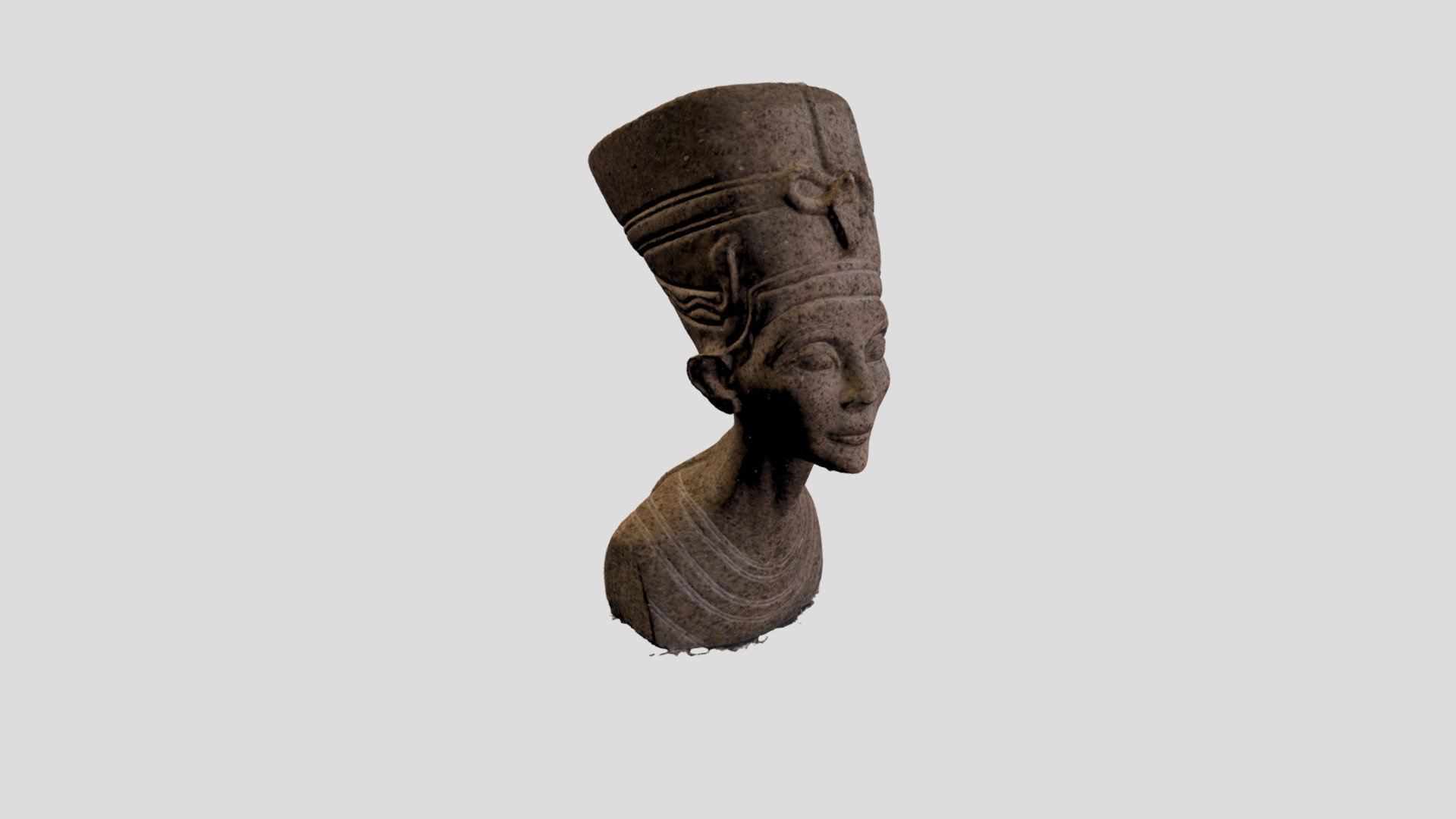 Low Poly Nefertiti bust