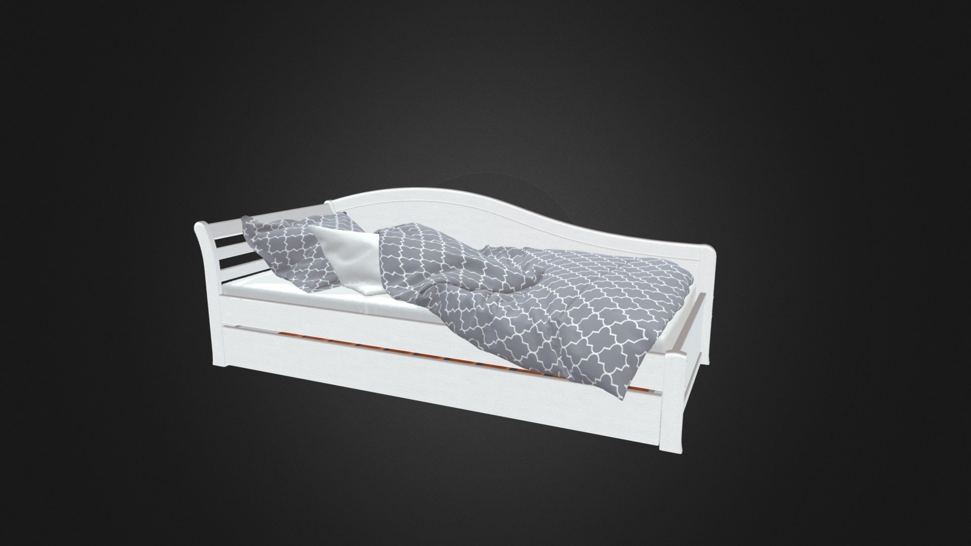 Эссен 2.0 кровать со спинкой - 3D model by Little home (@detskie ...