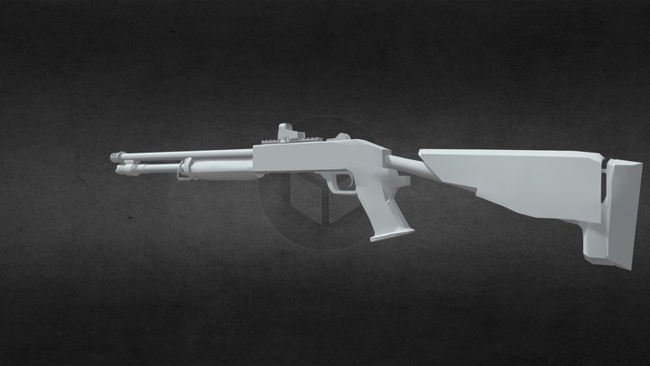 M4 Benelli Shootgun - Draconiano 3D Model