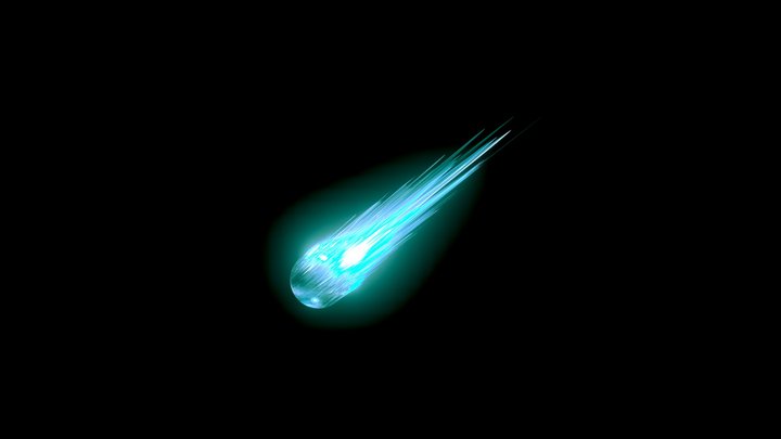 3I/Atlas - Blue Kachina Comet Tribute – Modelo 3D gratuito STL