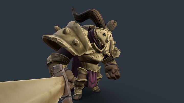 Knight without fear and beyond reproach 3D Model