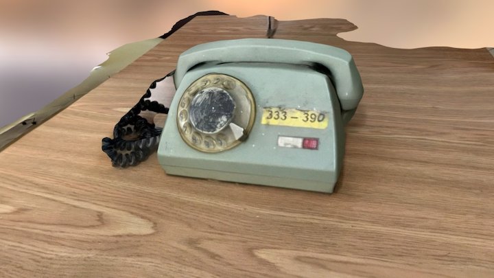 Antique phone 3D Model