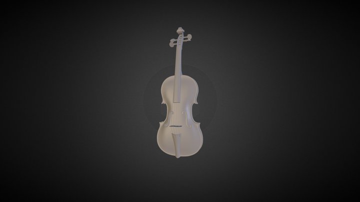 Violin 3D Model