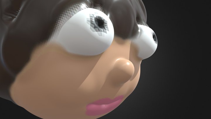 Guy with messy hair 3D Model