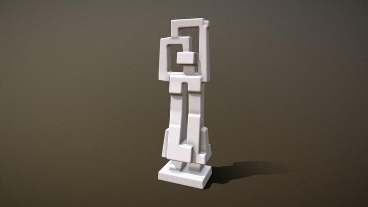 Abstract Sculpture Lady（practice） 3D Model