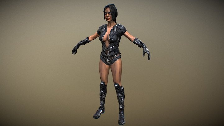 Character Design (Woman) 3D Model
