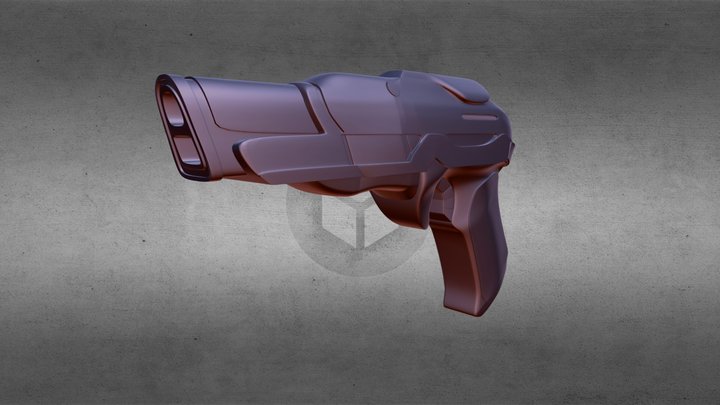 Zapper Pistol 3D Model