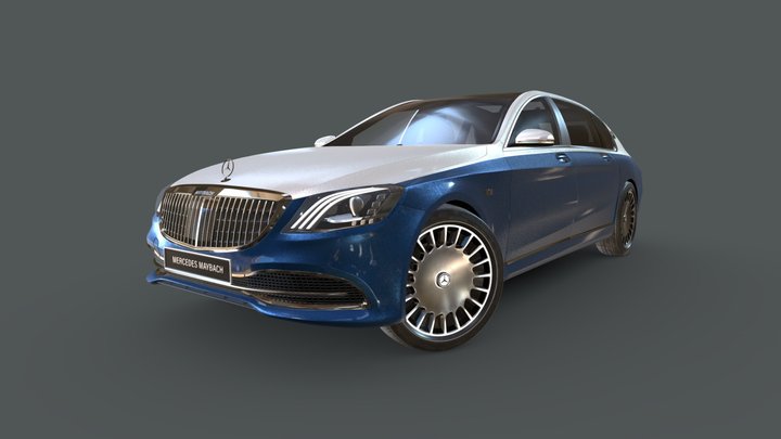 Mercedes Maybach s650 3D Model