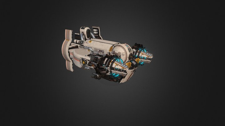 Scooter Ship "Helopolis" 3D Model