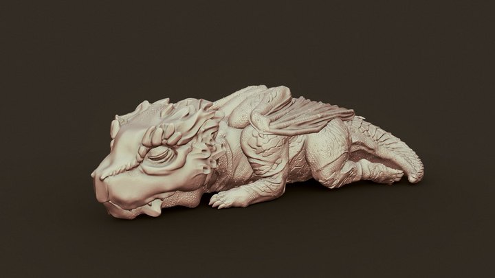 Dragon hatchling 3D Model