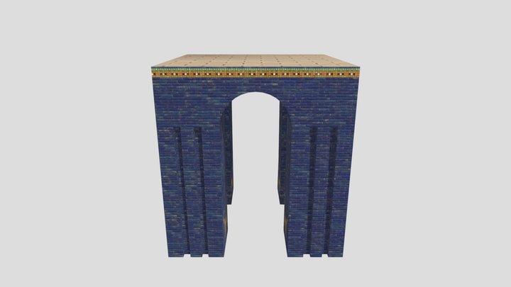 Zaqura entrance 3D Model