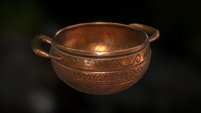 Ancient Bowl 3D Model