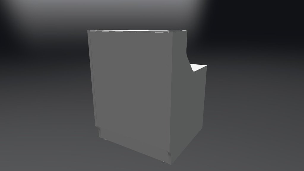 LIN08 Reception Desk - 3D model by sohomod [390d691] - Sketchfab