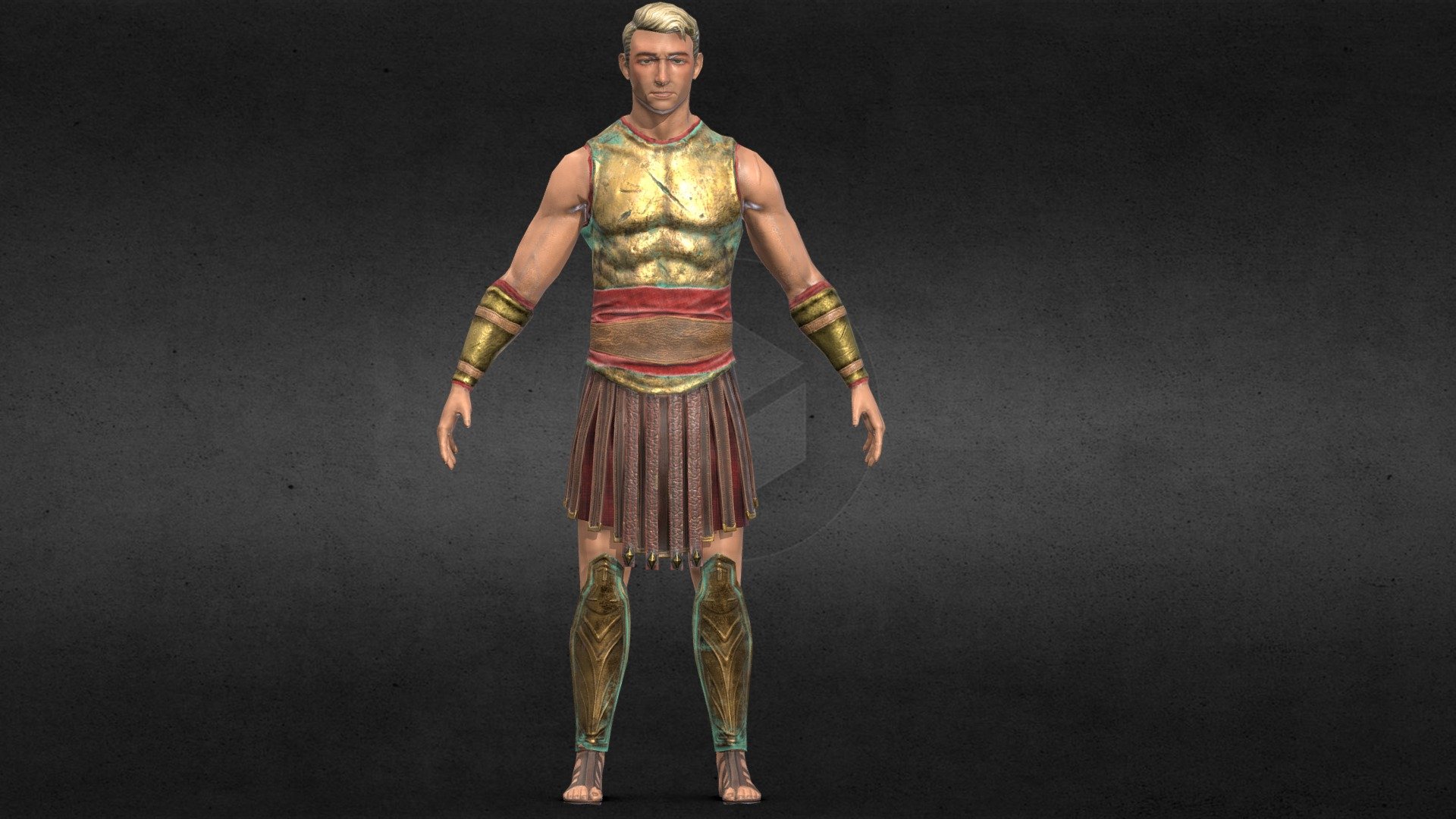 Roman Warrior - Buy Royalty Free 3D model by 5 Dollar Store ...
