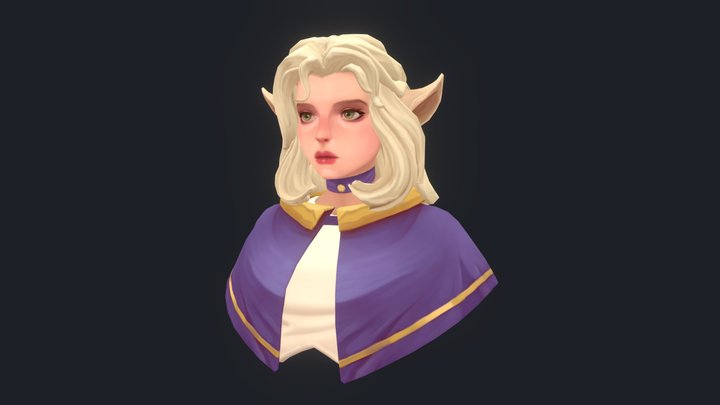 Centaur Character Bust 3D Model
