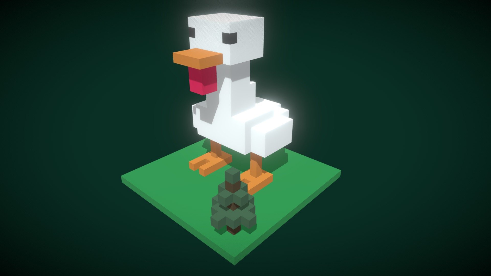 Strange Voxel Chicken