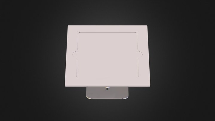 Simple Kiosk Ipad Home 3D Model