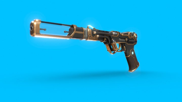 Ghost Pistol 3D Model