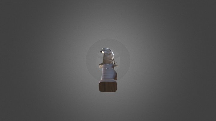 Military Knife 3D Model