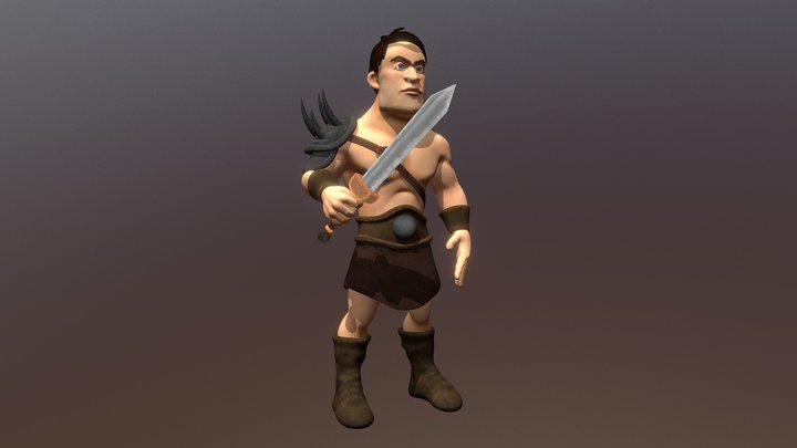 Gladiator Study 3D Model