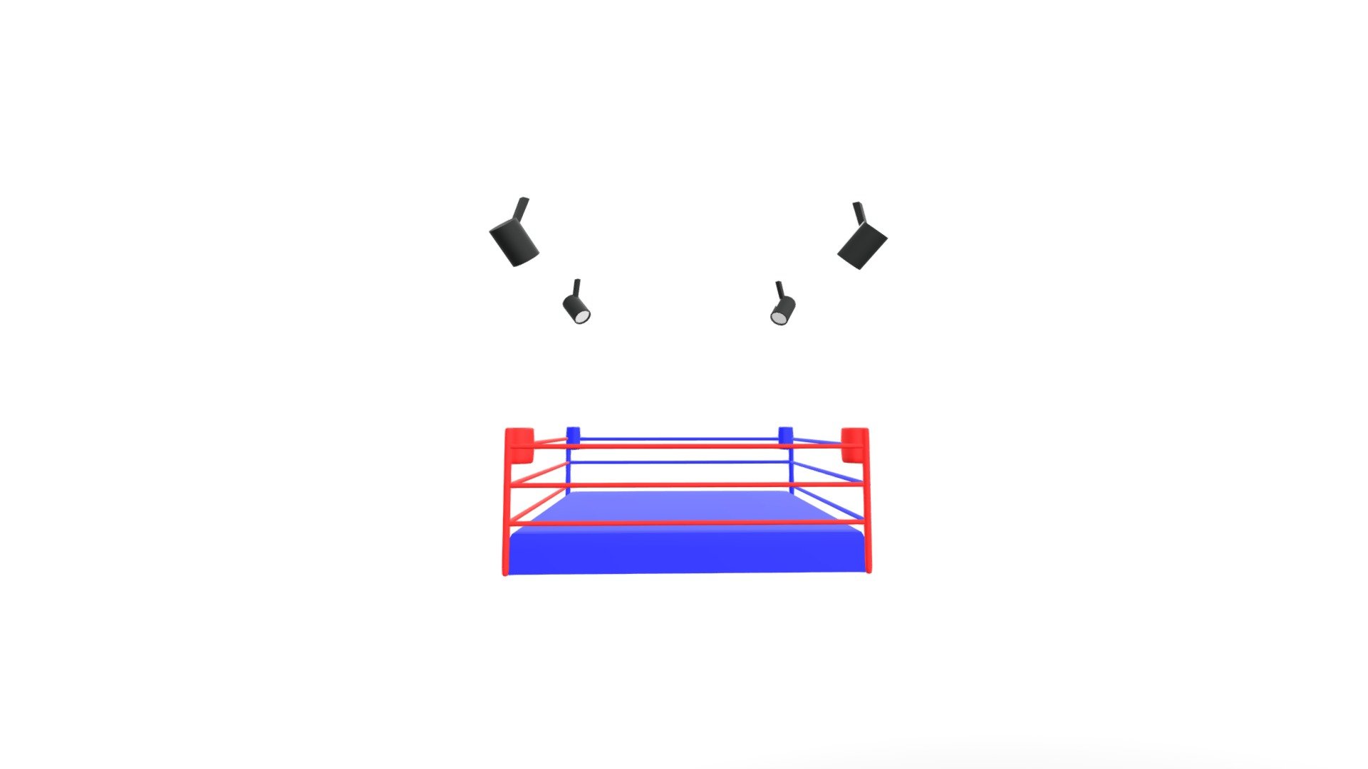 Boxing Ring - Download Free 3D Model By Bethyybrown [3911d0c] - Sketchfab