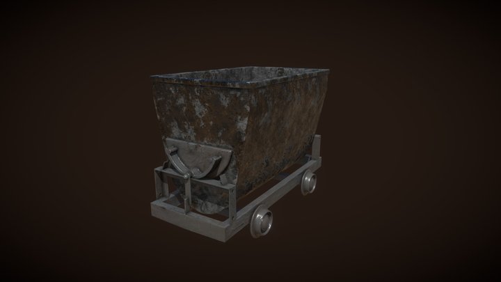 Mining trolley 3D Model