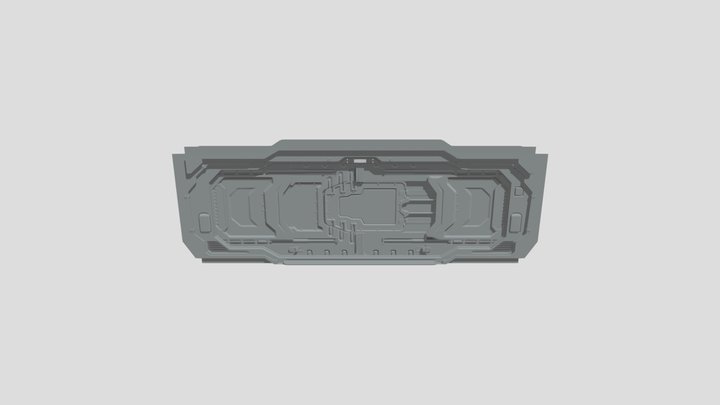 Mechanical Door 3D Model
