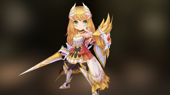Athena 3D Model