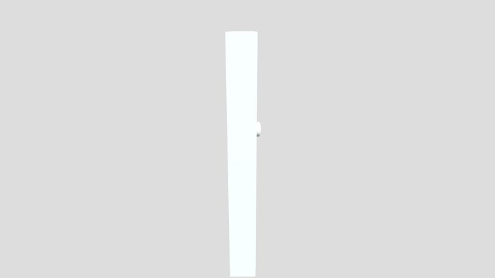 Door based of scary baboon staff door 3D Model