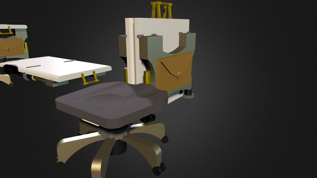 Multipurpose Chair & Table (SketchUp)