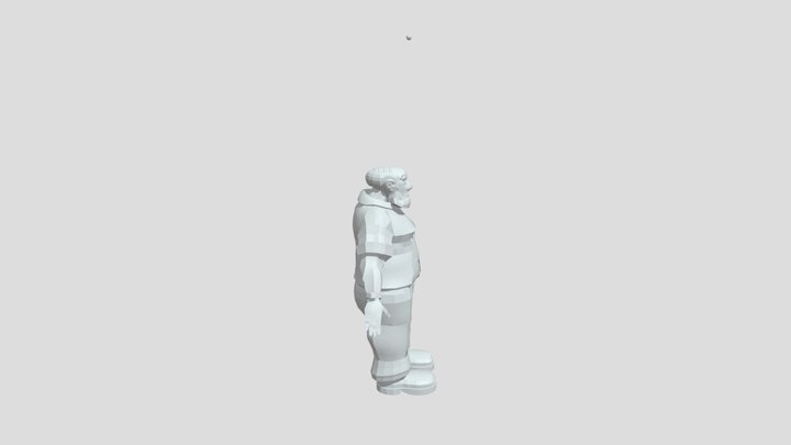 Contemporary Fantasy Dwarf Body: Concept 3D Model