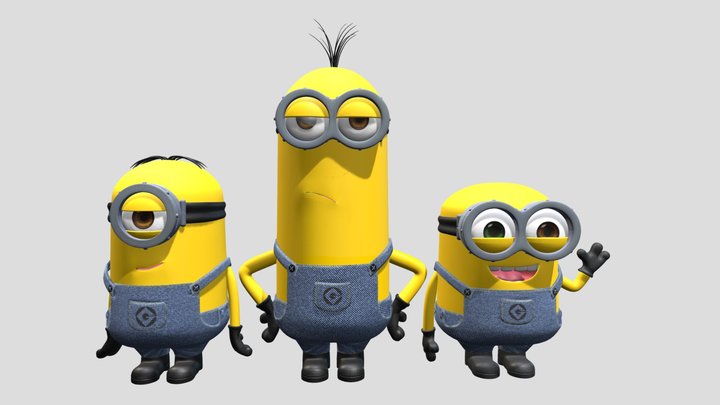 Minions 3D Model