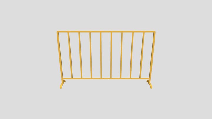 construction site barrier 3D Model