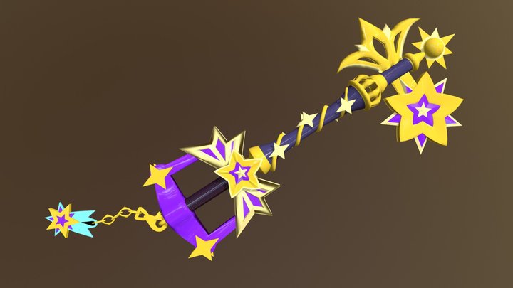 Keyblade - Starlight (Upgrade 4) 3D Model