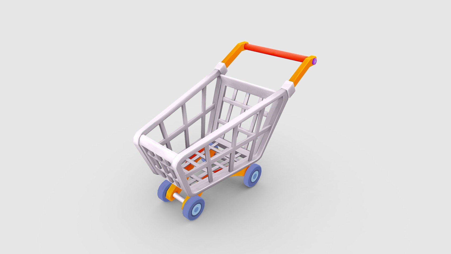 grocery cart illustration