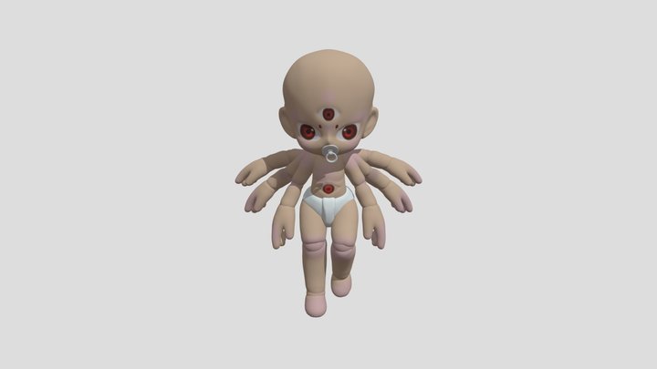 Merged 婴儿 3D Model