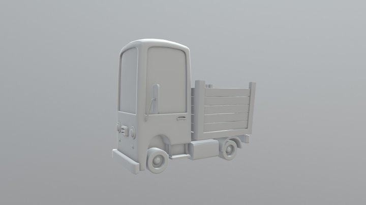 KNB137 Truck Asset Milestone 3D Model