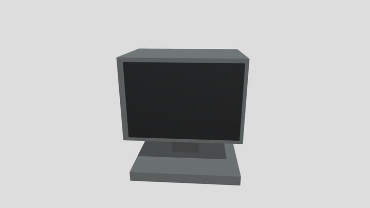 Trash Computer (Off) 3D Model
