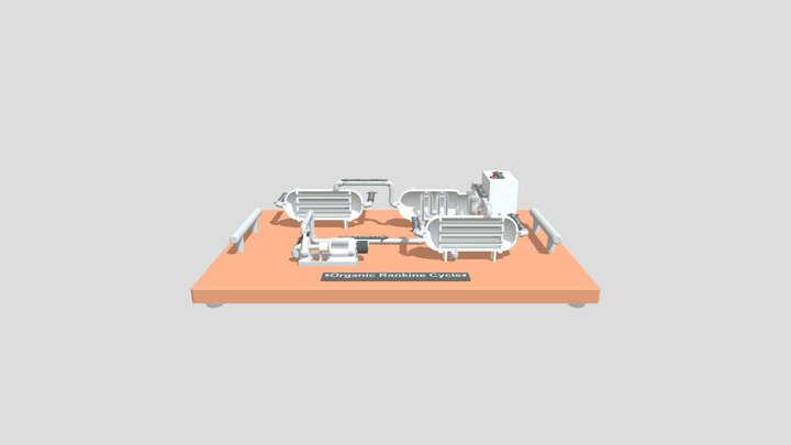 3D Printed Organic Rankine Cycle 3D Model