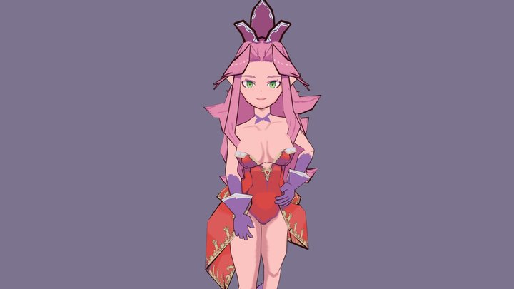 Angela - Trials of Mana 3D Model