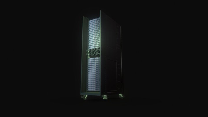 Server rack 3D Model